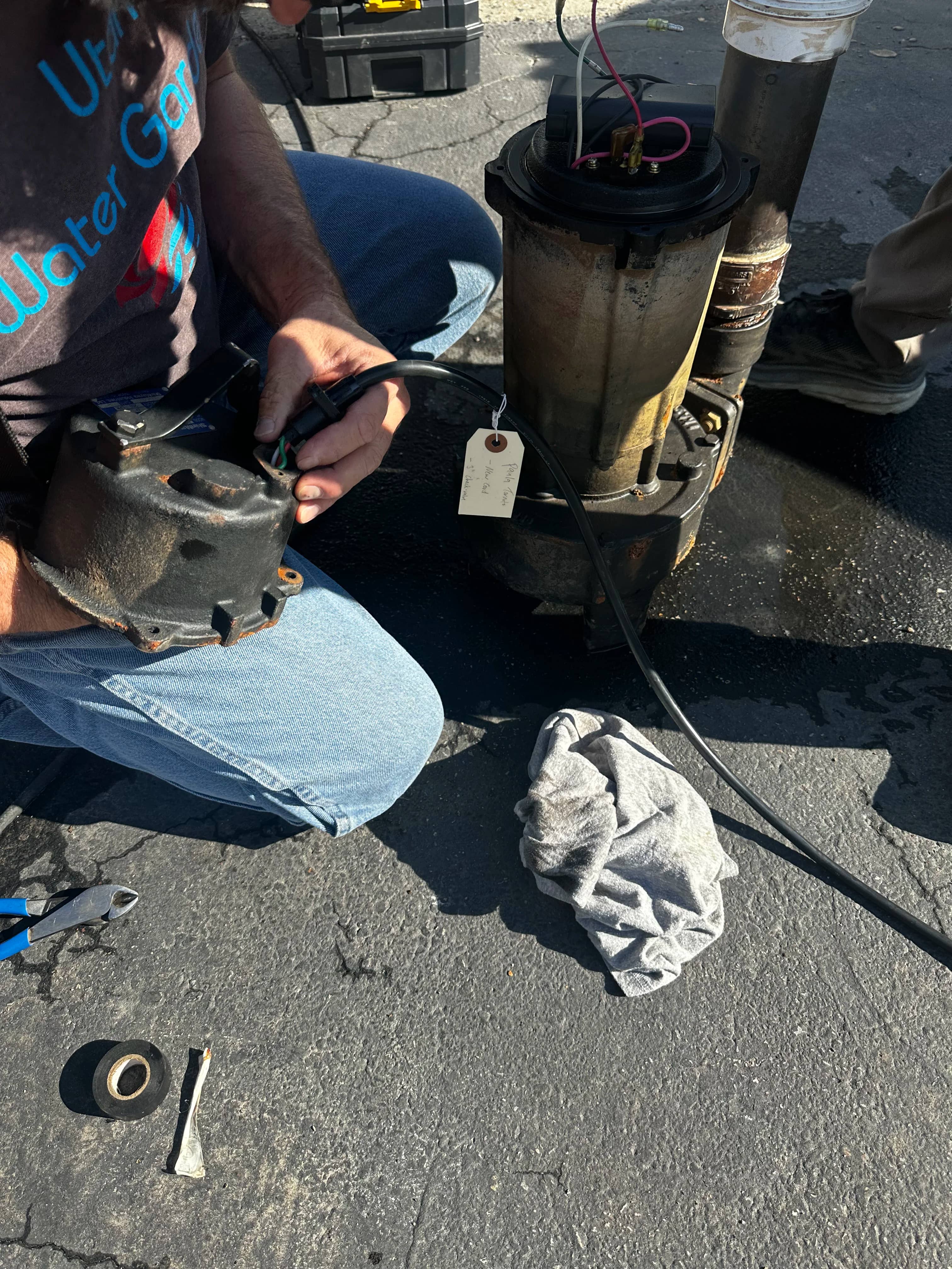Utah Water Gardens crew performing pond maintenance in Salt Lake Valley Utah